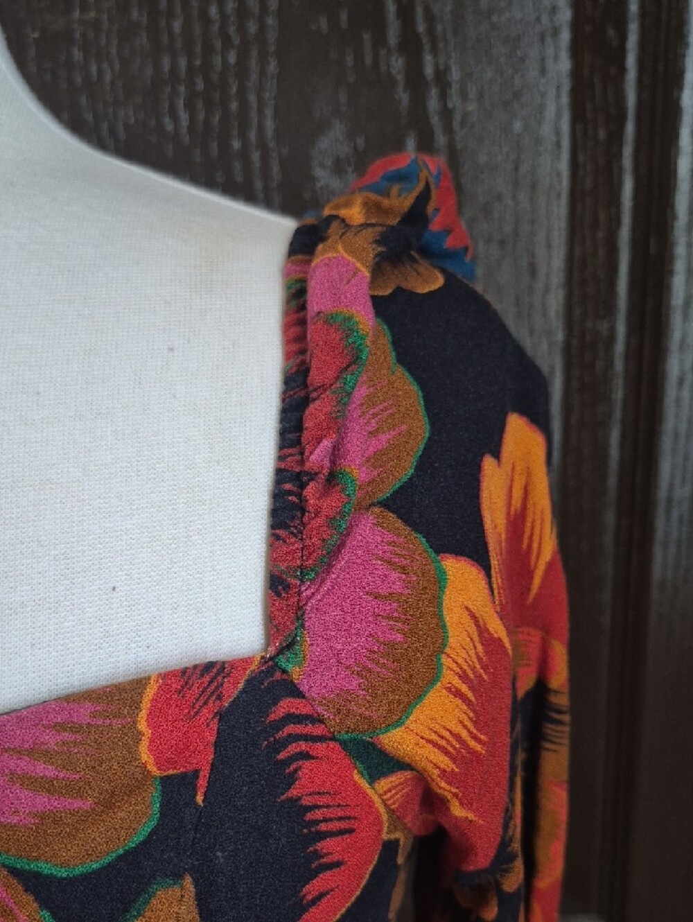 FARM Rio Multicolor Floral Square-Neck Dress - Picture 3 of 7